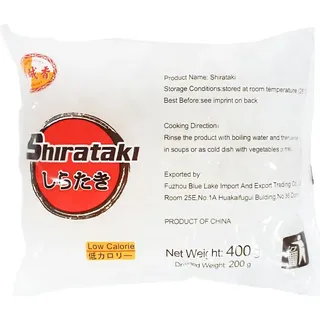 City Aroma Shirataki breit 400g / Abtropfgewicht 200g