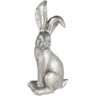 Hase KNICKOHR ca.6x12cm, silber
