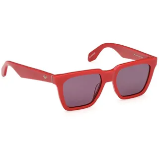 Adidas Originals Or0110 Polarisierte Sonnenbrille - Shiny Red / Smoke - One Size