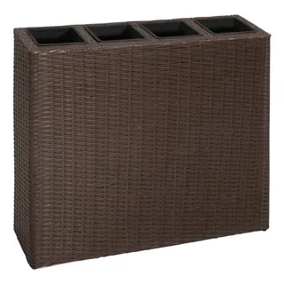 vidaXL Garten-Hochbeet 79 x 22 x 76 cm braun 2 St.