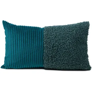Kissen ANORA petrol (BHT 50x8x30 cm) - türkis - BHT 50x8x30 cm
