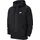 French Terry Kapuzenjacke black/white M