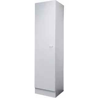 Flex-Well Seitenschrank Geschirrschrank 50 x 50 x 200 cm Weiß