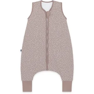 emma & noah Baby Schlafsack mit Füßen 2.5 TOG, Strampelsack für den Herbst und Winter, Bio-Baumwolle, OEKO-TEX Zertifiziert, Kuscheliger Schlafsack für Neugeborere (Blume Berry, 70 cm)
