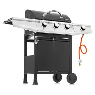 Gasgrill Lehmann Texas mit 3 Hauptbrennern und Seitenbrenner