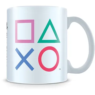 Pyramid International MG25990C Playstation (Shapes) Coffee Mug Kaffeebecher, Keramik