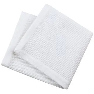 Taubert Saunatuch Spa Thalasso, (1-St), Duschtuch Handtuch Badetuch 200 x 75 cm leichtes Waffelpikee weiß