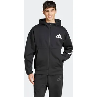 Adidas Z.N.E. Reißverschlusspullover Black / White XL