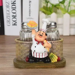 Salz- Und Pfefferstreuer-Set, Lustige Salz- Und Pfefferstreuer, Salzstreuer, Kochfiguren, Chef-Dekoration Für Zuhause, Küche, Restaurant(#B)