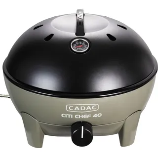 CADAC Citi Chef 40 Olive Green, 30mbar Tischgrill - Schwarz/Grün