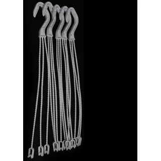 Praktische Blumentopfhänger für 36 cm Blumentöpfe, Set mit 20 stabilen Haken