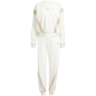 adidas Women's Laziday Track Suit Trainingsanzug, Off White, XS