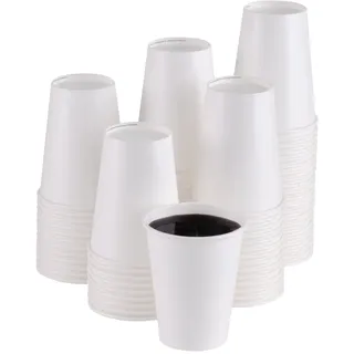 ECO-BRO 350 ml Set aus biologisch abbaubaren Pappbechern, kompostierbarer Einwegbecher, Cappuccinobecher, Cocktailgläser (1000)