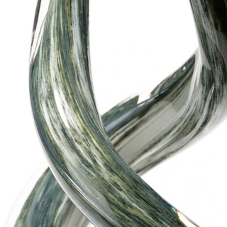 Leonardo Deko-Figur 39 cm Glas Grau