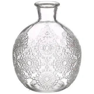 NaDeco Dekovase Kugelvase Bologna Größe h.12 Ø9.5 cm, in Glasklar Kugelflasche