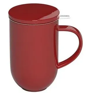 Loveramics, Tasse, Pro Tea - 450 ml Tasse mit Teesieb - Rot (450 ml)