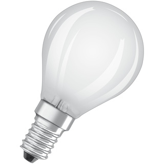 OSRAM LED RETRO Glass Bulb 4,8-W-Filament-LED-Tropfenlampe, E14, matt, dimmbar