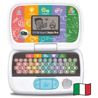 VTech Bit Smart Junior Pro, Lerncomputer S.T.E.A.M., Kindercomputer mit vielen integrierten Aktivitäten, animierter LCD-Bildschirm, einstellbare Lautstärke, automatische Abschaltung, Batterien im