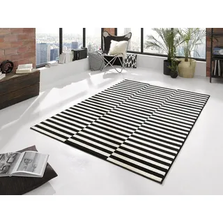 HANSE HOME Panel Kurzflorteppich 200 x 290 cm Schwarz/Weiß