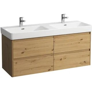 Laufen Waschtischunterschrank 4 Auszüge 126,9 x 44,6 x 51,5 cm Wildeiche