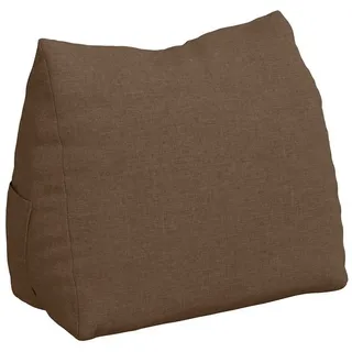 vidaXL Rückenkissen 45 x 20 x 35 cm Braun