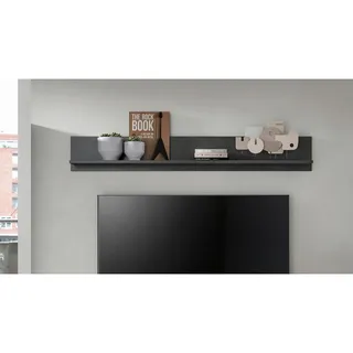 VCM Wandboard 140 x 20 x 15 cm Schwarz