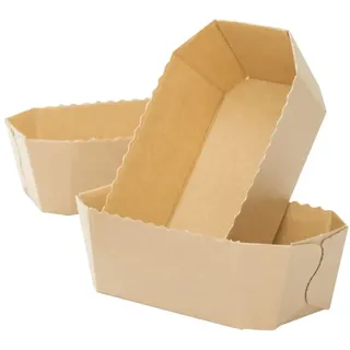 Decora Papiertüten Brotform 15,3 x 8,8 x 6 cm