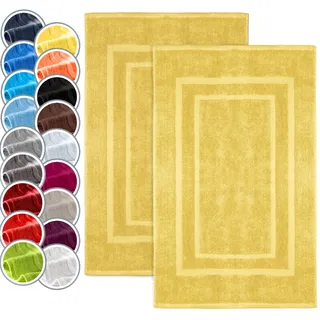 NatureMark Badvorleger Gelb 50 x 80 cm