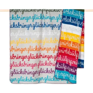 PAD Glücksbringer Kuscheldecke 150 x 200 cm Mehrfarbig