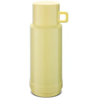 ROTPUNKT Isolierflasche 1 Liter mit integriertem Becher - Hochwertige Isolierkanne Made in Germany I Bis zu 24 h heiß & 36 h kalt (Jesper 60, Vanilla)