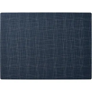 APS 60586 Tischset/Platzset, abwaschbar, schmutzabweisend & rutschhemmend, 45 x 33 cm, 1 STK., Silikon, dunkelblau