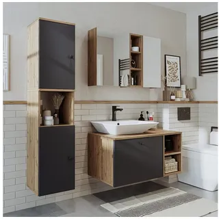 roomart Lotus I 4-tlg. Anthrazit-Eiche