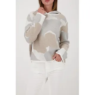 Monari Rundhalspullover Beige M