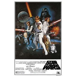 Star Wars: Episode IV - A New Hope - Poster (Hauptmotiv Style 'C' - American) (Größe: 61cm x 91,5cm)