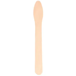 MONOUSO - Kleiner Holzlöffel flach 12,5cm (1.000 Stück)