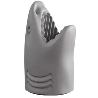 MMOU Schirmständer Für Den Inneneingang Gehstockständer Modernes Schlichtes Design Persönlichkeit Schirmständer Einzigartige Hai-Form Kreative Dekoration Schirmeimer (Color : Gray)