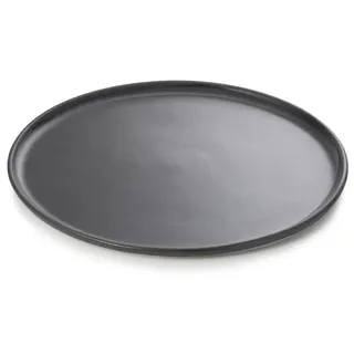 WAS Germany Pizzateller, Ø 36 cm, schwarz, Porzellan
