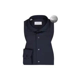 ETON Herren Hemd blau Slim Fit, blau, NOS