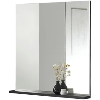 furn.design Badspiegel Weiß Hochglanz, Holzwerkstoff, 80x85x12 cm FSC 100%, Spiegel Wandspiegel