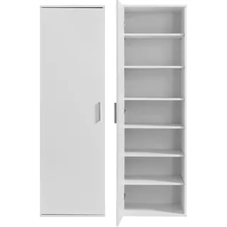 Procontour Haushaltsschrank Clara 50 x 167 x 52 cm Weiß