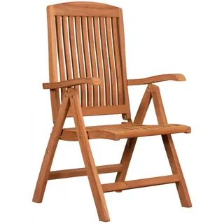 deVries De Vries Hochlehner- Klappsessel "WOODIE" - 62 x 54 x 110 cm