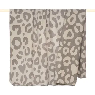 pad Kuscheldecke Leo 150 x 200 cm Mischgewebe Grau Greige