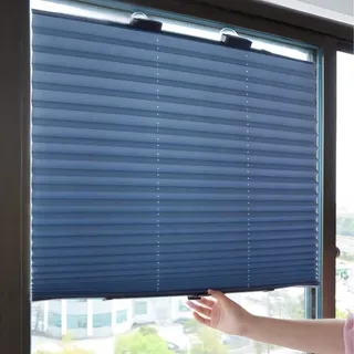 YUJIANHUAA Saugnapfes Rollo für Fenster,Plissee ohne Bohren,Sonnenschutz Verdunkelungsrollos,Blickdichtes Falt-Rollo,Einziehbarer Temporäre Jalousien,für Haus/Büro/Auto,Breite×Höhe (80cm x 145cm)