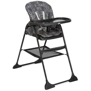 Joie Hochstuhl Mimzy Snacker, Grau, Dunkelgrau, Kunststoff, 52x105x88 cm, EN 14988, Tablett, 5-Punkt-Gurt, zusammenklappbar, Essbrett abnehmbar, Sitzfläche verstellbar, Babymöbel, Hochstühle & Zubehör, Hochstühle