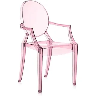 KARTELL Lou Lou Ghost LouLou Stuhl Transparent Rosa Für Kinder Original Neu