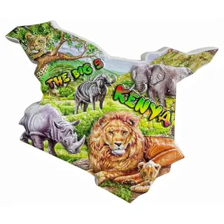 Kenia Kühlschrankmagnet, Reise-Andenken, Kühlschrank, dekorativer Magnet, Bastel-Kollektion
