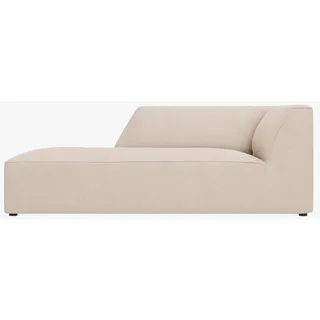 Micadoni Recamiere Ruby, Chaise Longue 1-Sitzer Modul beige