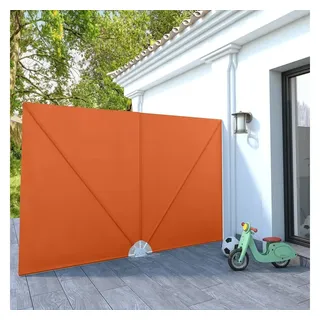 vidaXL Balkonfächer 300 x 200 cm Terracotta-Rot Polyester