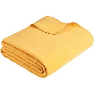 IBENA Malaga Kuscheldecke 150 x 200 cm Gelb