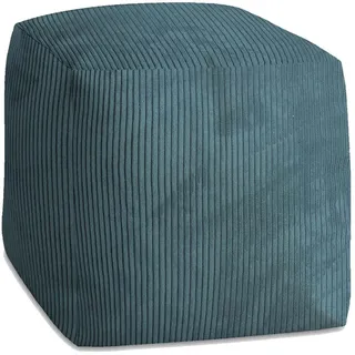 Dreamroots Sitzsack, Blau, Türkis, Textil, 60x60x60 cm, Oeko-Tex® Standard 100, Wohnzimmer, Hocker, Poufs